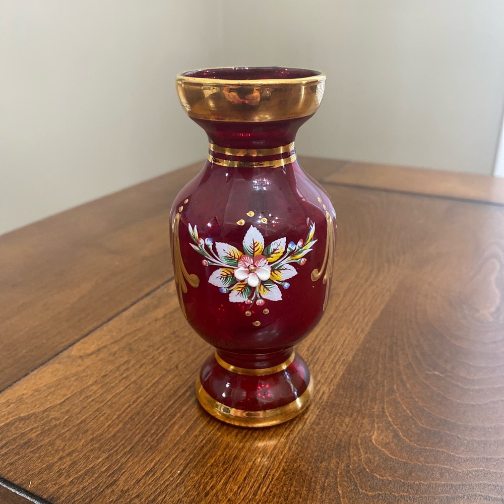 Vintage Italian Glass Vase.